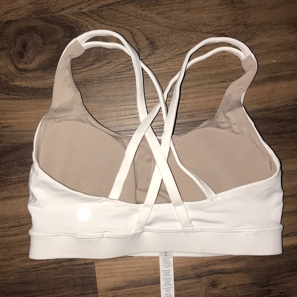 BRAND NEW lululemon white sports bra!